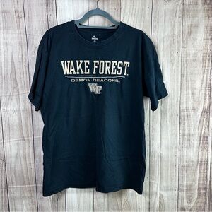 Knights Apparel Black Wake Forest Tee